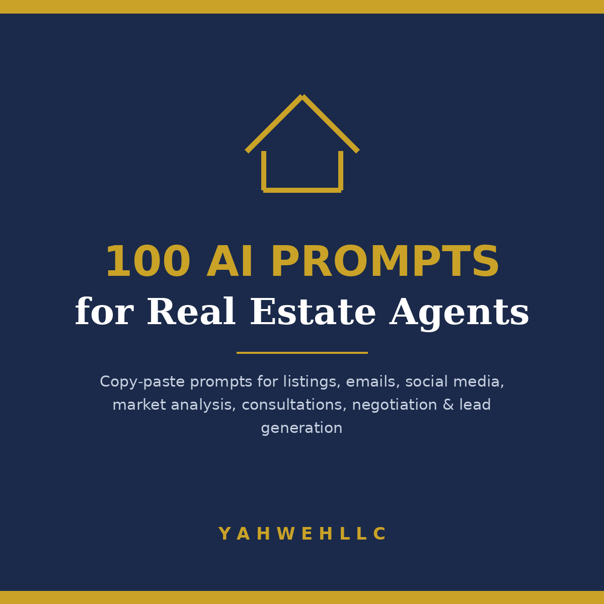 100 AI Prompts for Real Estate Agents cover