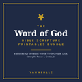 Word of God - Bible Scripture Printables Bundle cover