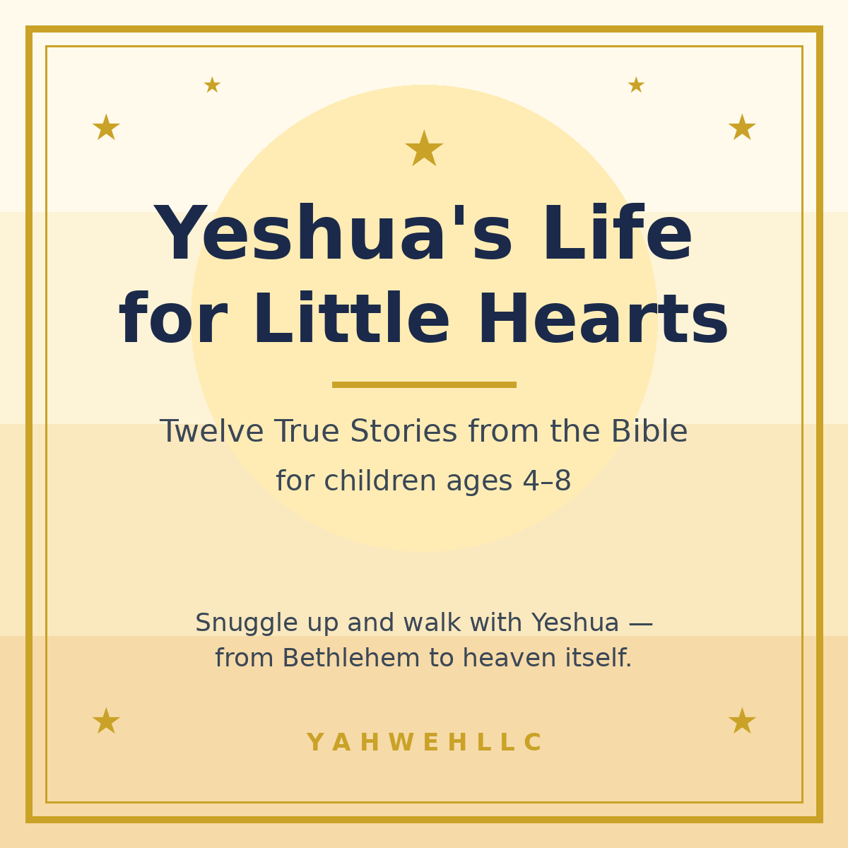 Yeshua's Life for Little Hearts cover